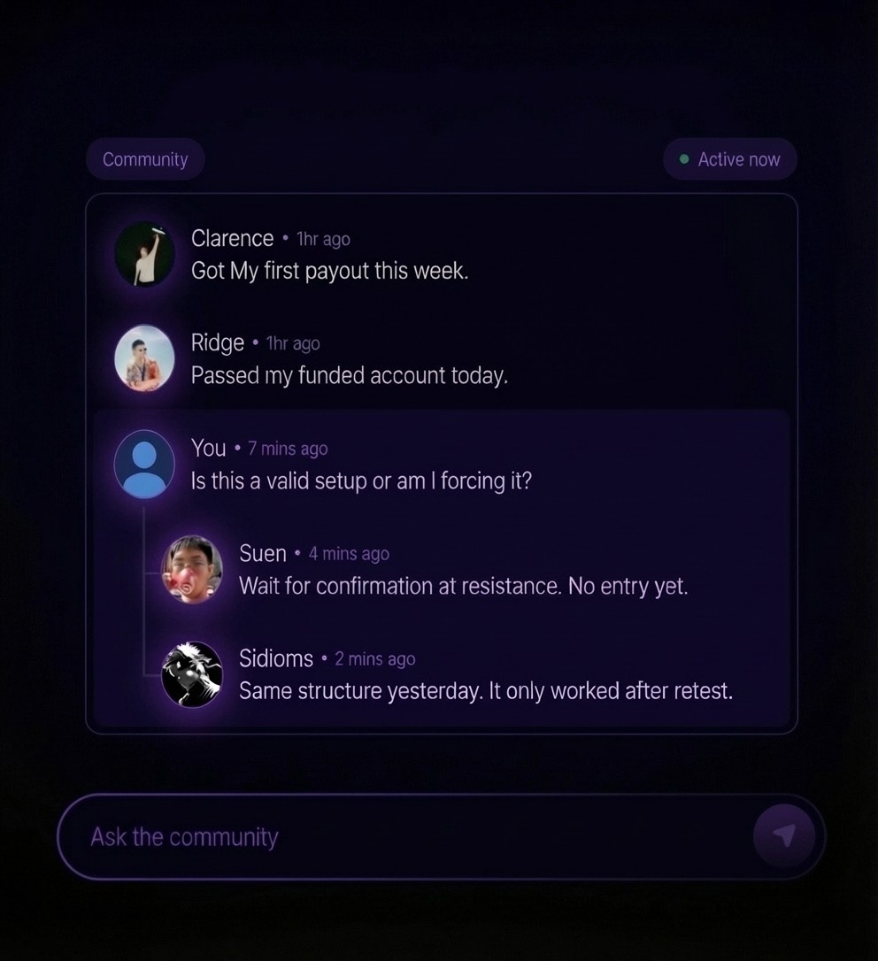 A Community That's Already Been Where You Are.