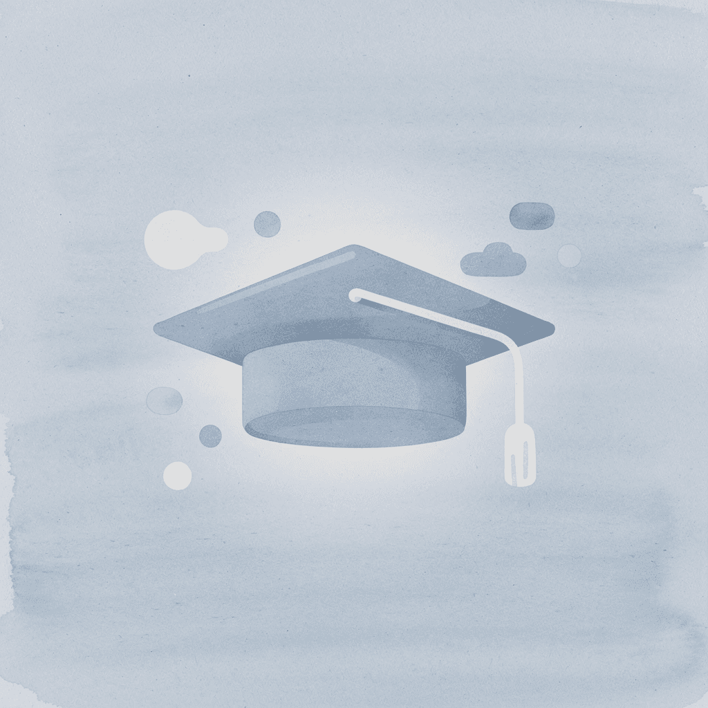  Graduation cap icon representing accredited education standards