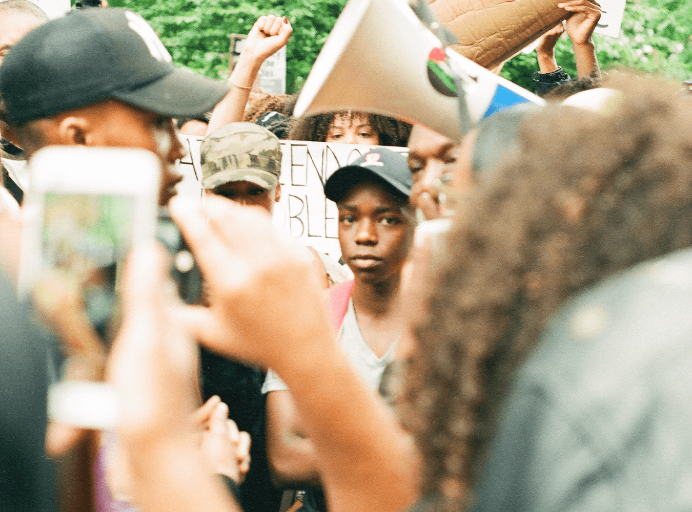 BLM protests 2020 - image by Lorenzo Garrido