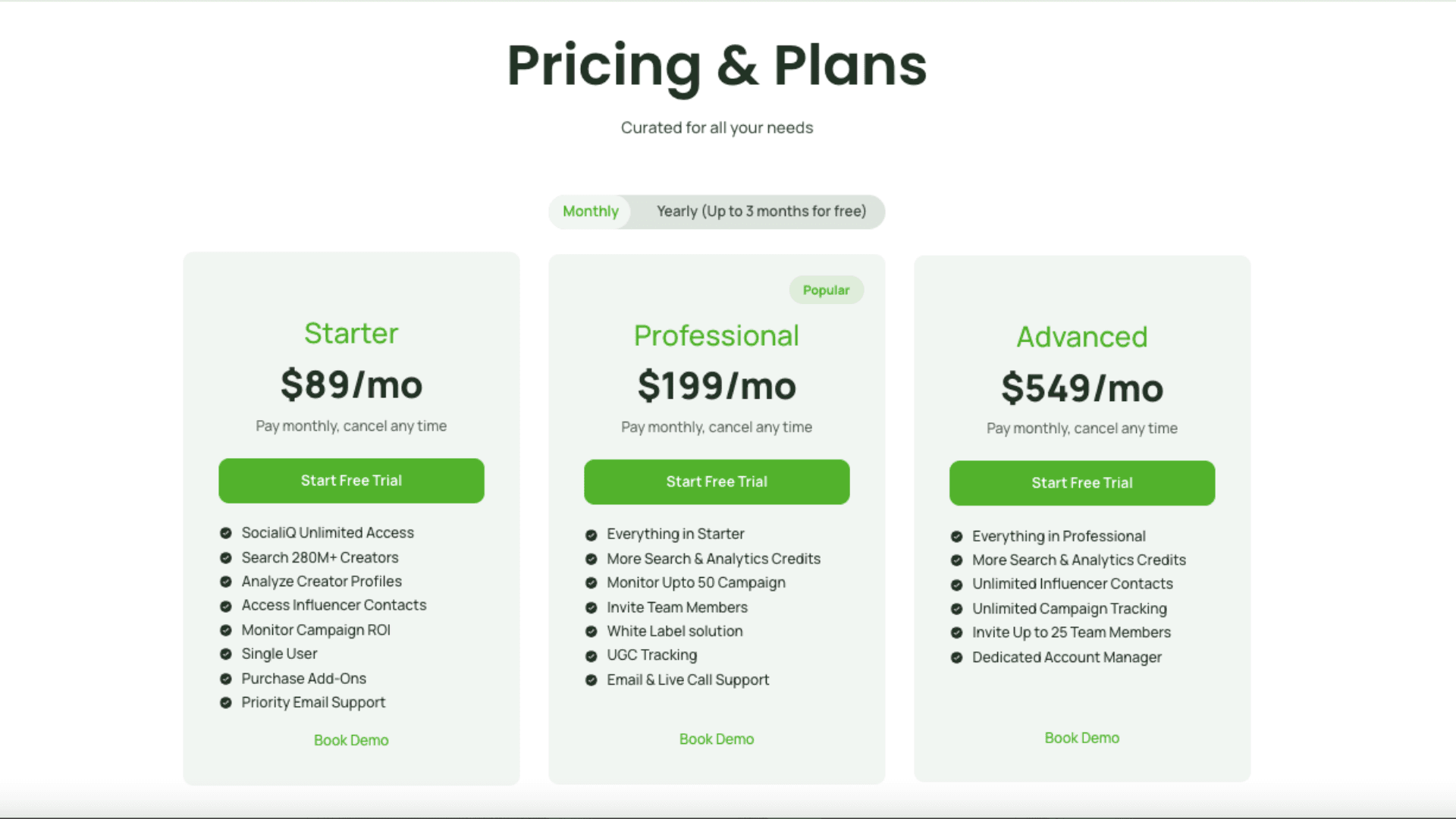 impulze.ai micro-influencer platforms - impulze.ai pricing