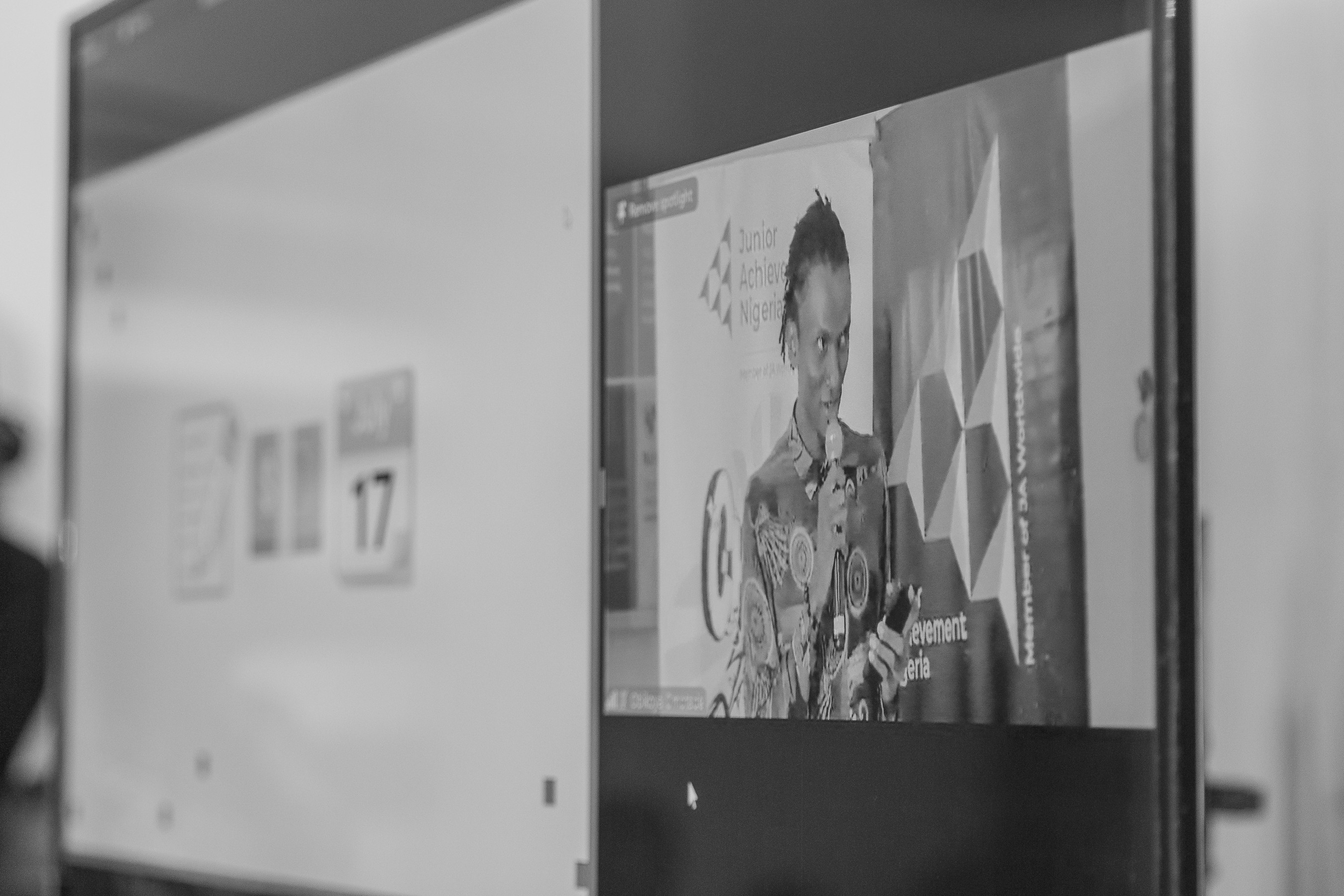 Woman with color palette