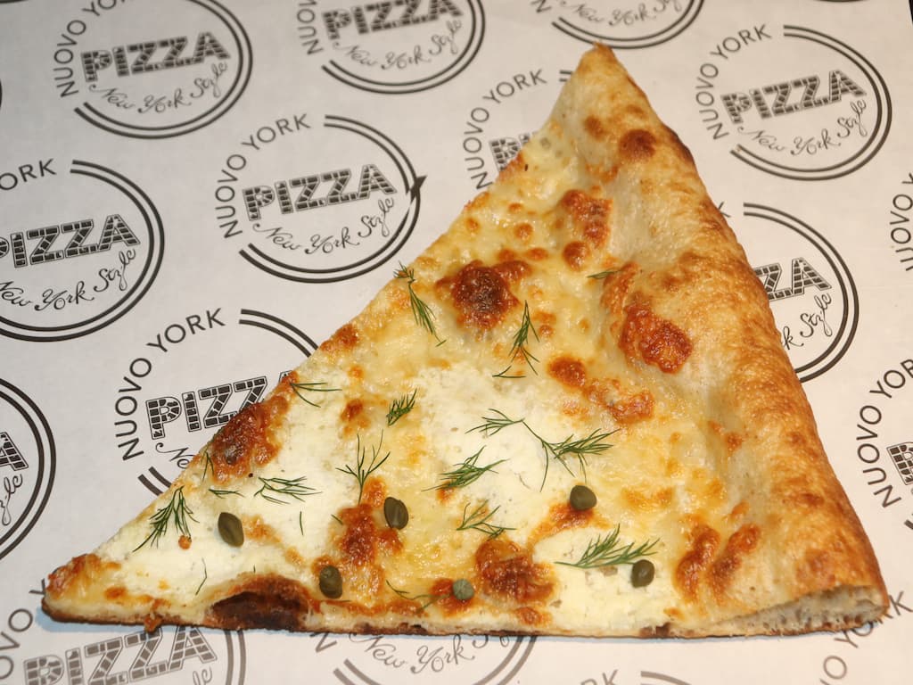 White Pizza Slice