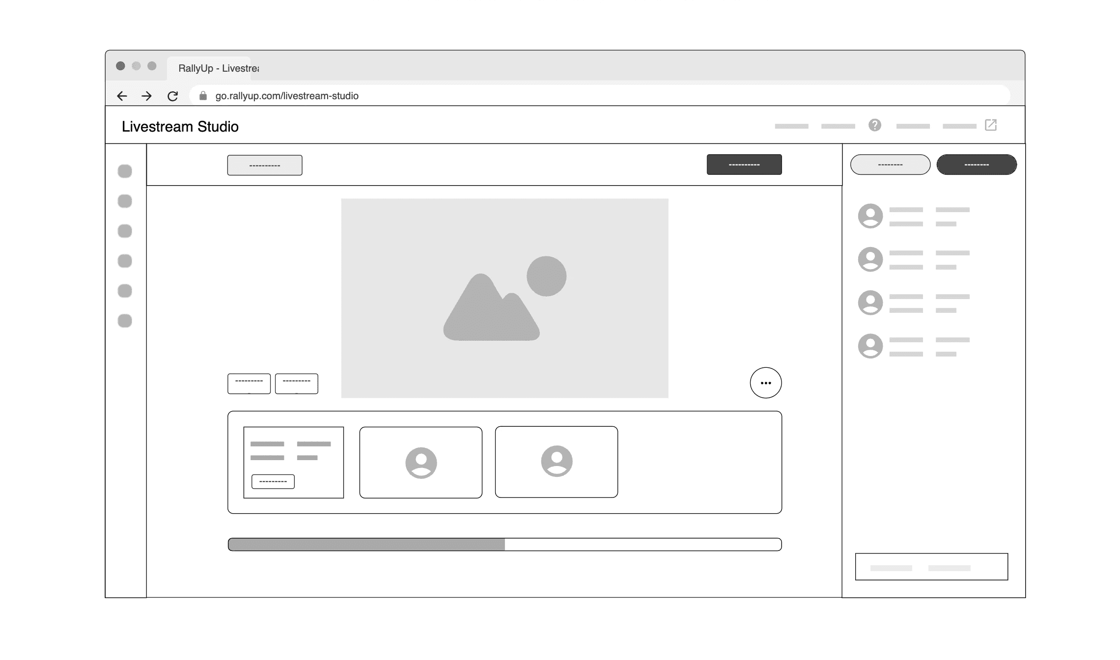 A livestreaming platform for nonprofit events