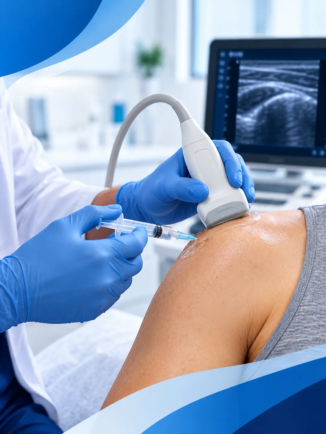 Ultrasound-guided steroid injection for joint and musculoskeletal pain
