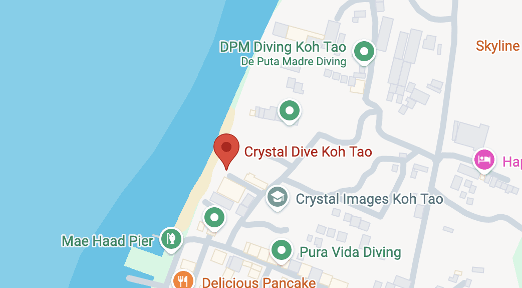 Crystal dive koh tao location