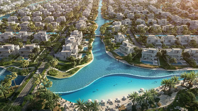 Palmiera 3 at the oasis by emaar aerial view