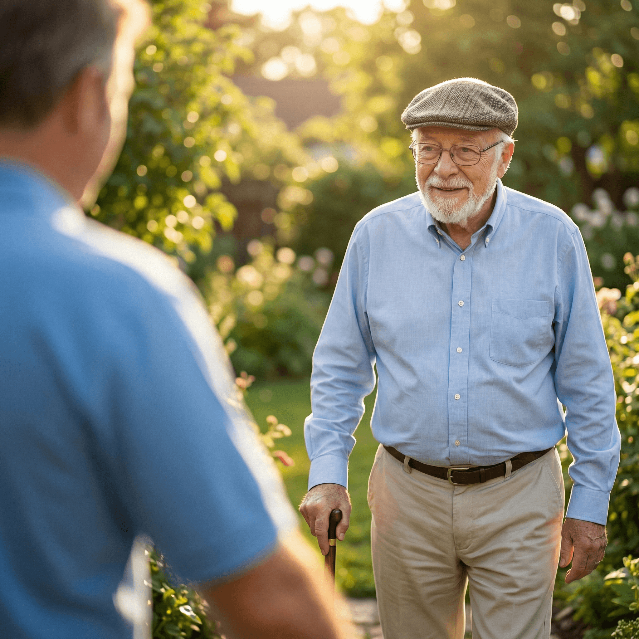 Alltagsbetreuung Bild Zwei Menschen