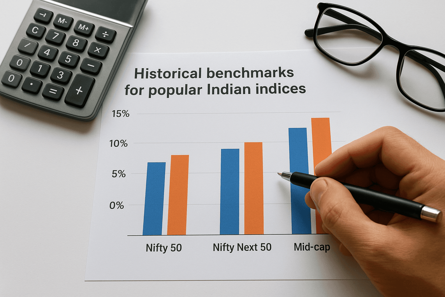 Historical benchmarks for popular Indian indices