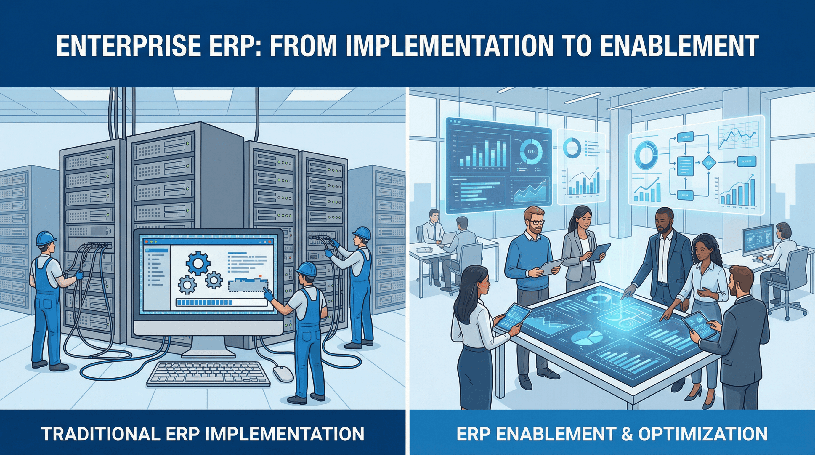 strategi implementasi erp perusahaan