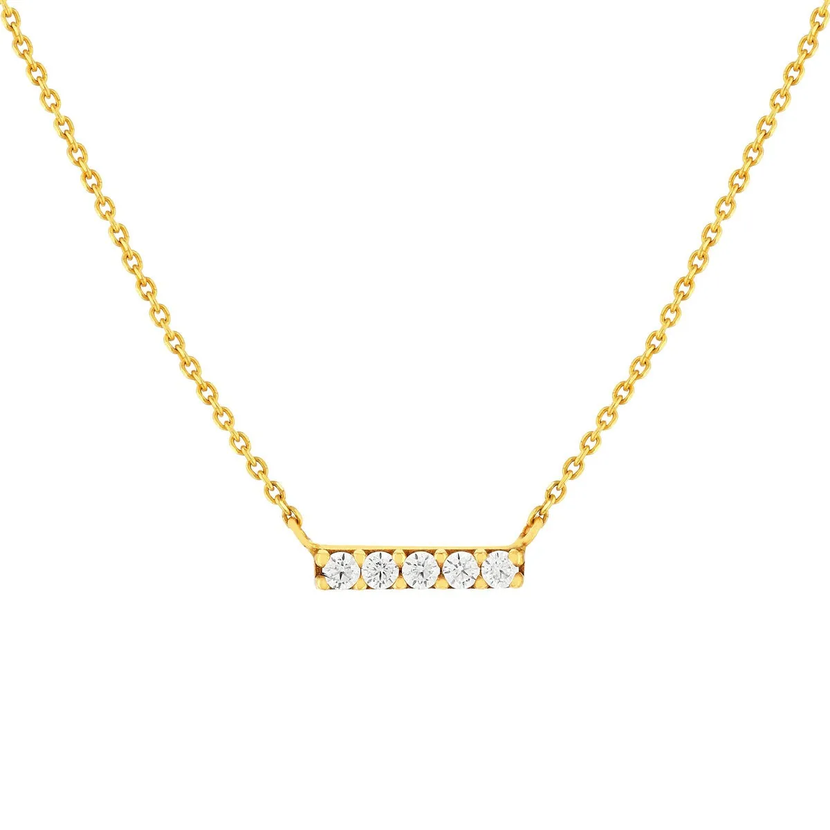 Collier en or jaune 375