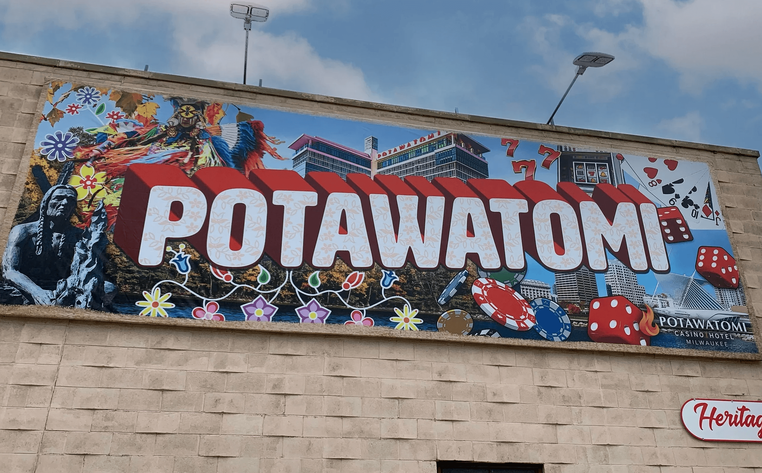 Potawatomi billboard