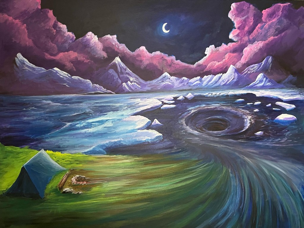 Maelstrom, a fantasy painting by Joakim Sommar