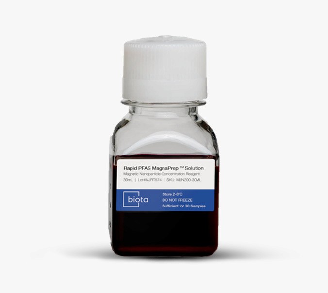 An image of a bottle of Biota MagnaPrep Solution.
