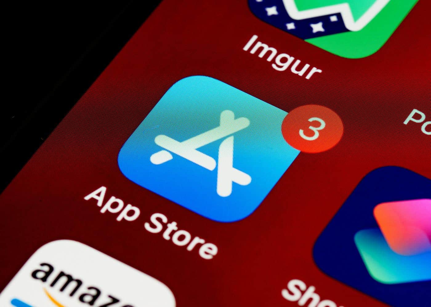 Picture of an iOS device showing the App Store icon