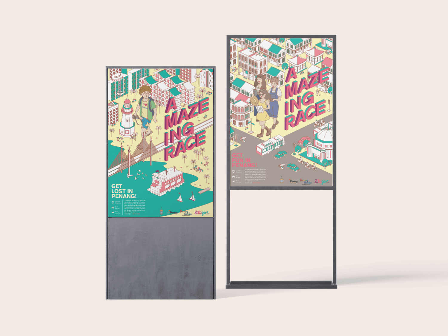 A Mazeing Race Poster
