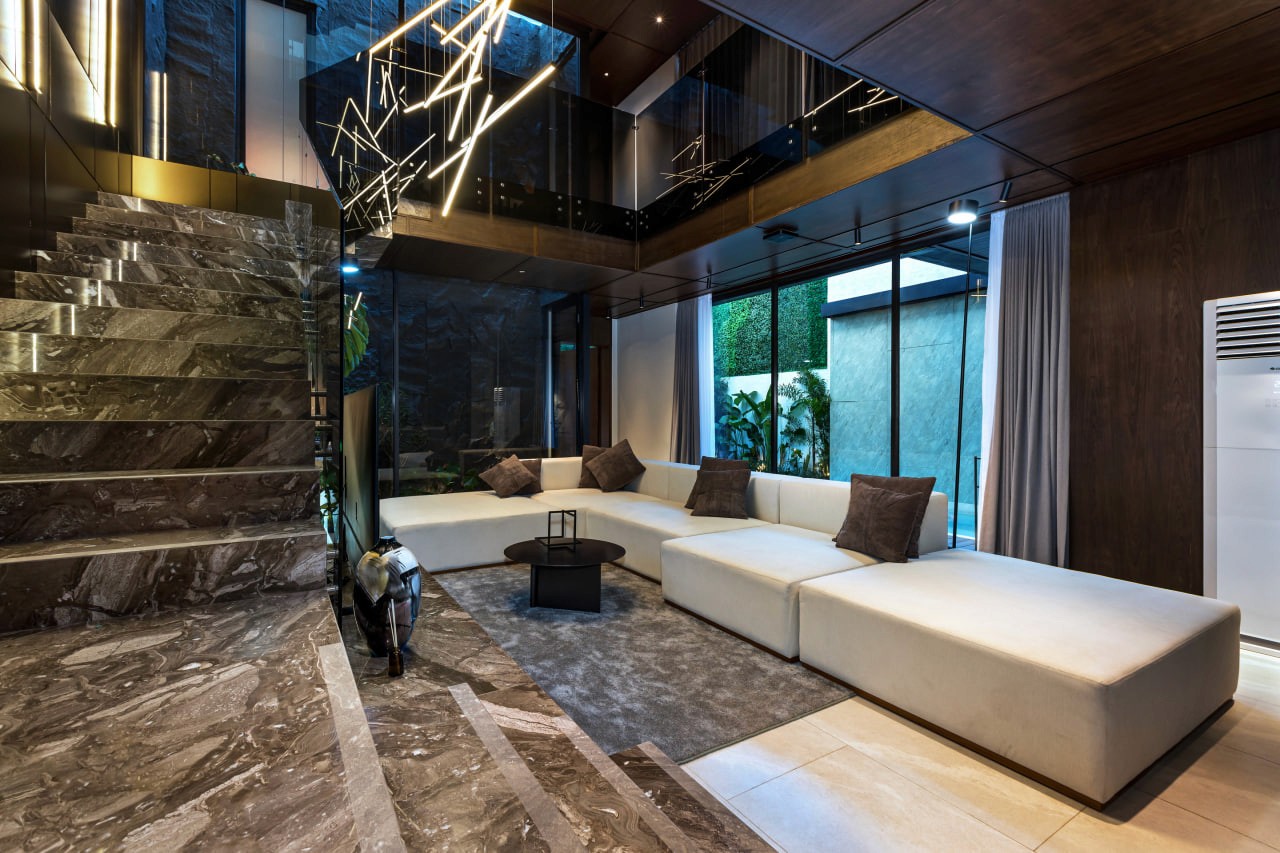 3-bedroom designer villa with rooftop in Canggu