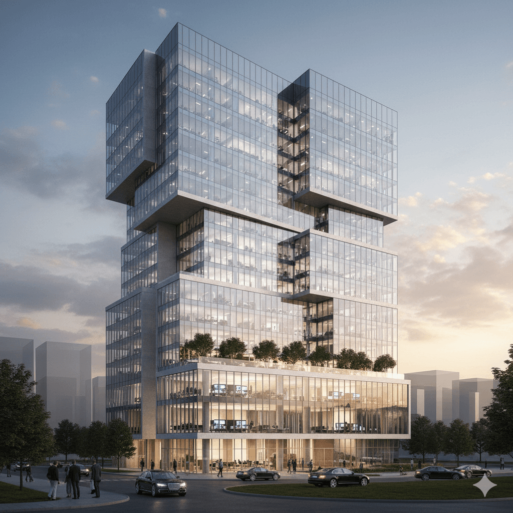 M3M Commercial modern office suites corporate landmark