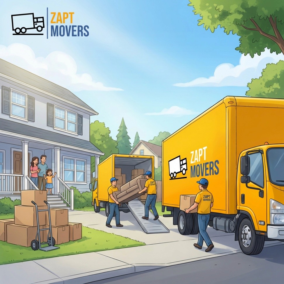 Zapt Movers Team Loading Furniture