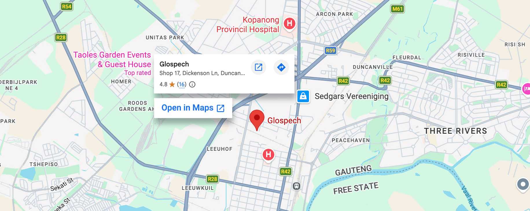 View Glospech's location on Google Maps