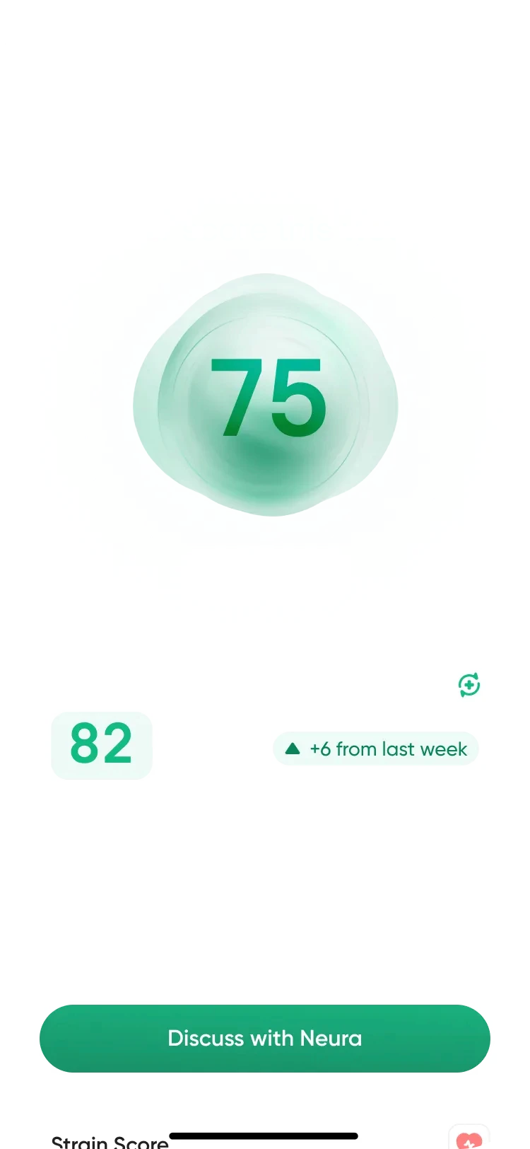 Neura Health Scores UI