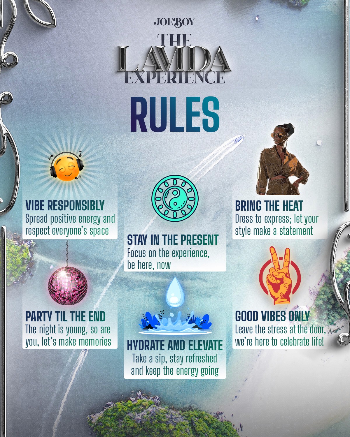 Joeboy visual system social media asset — campaign design, MetaCraft.