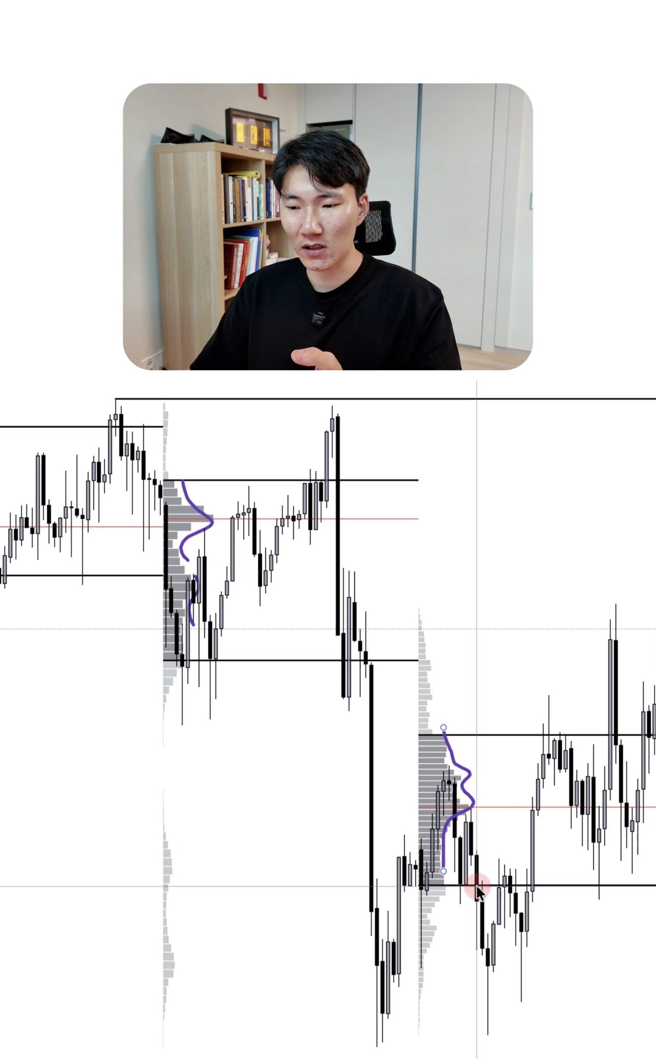 Music producer sitting in his studio