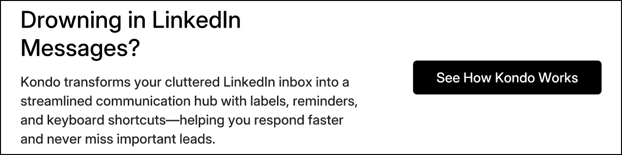 Drowning in LinkedIn Messages?