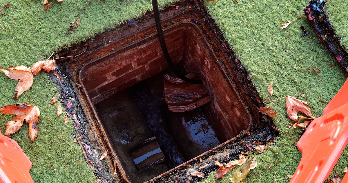 School Drainage system cleaned and maintaned by Better Than The Pest