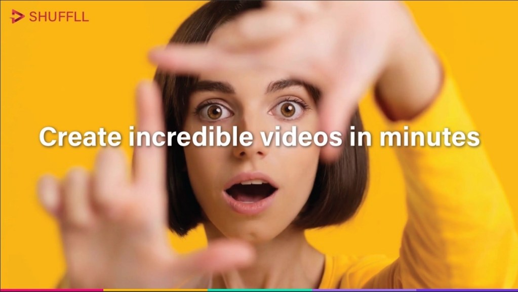 The best AI tools in 2023: Shuffll - Create incredible videos in minutes.