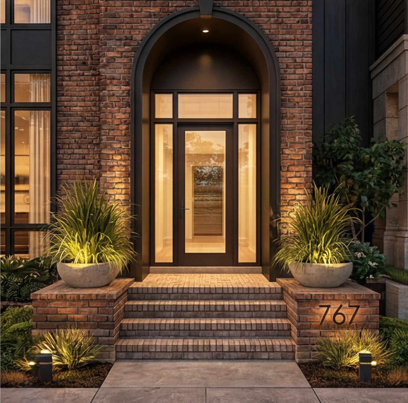 front door - custom home build