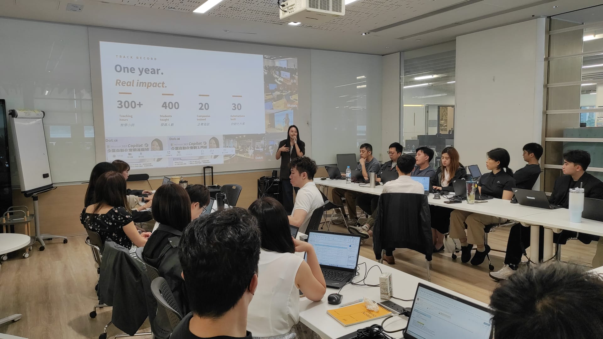 仁孚集團企業 AI 培訓課堂全景