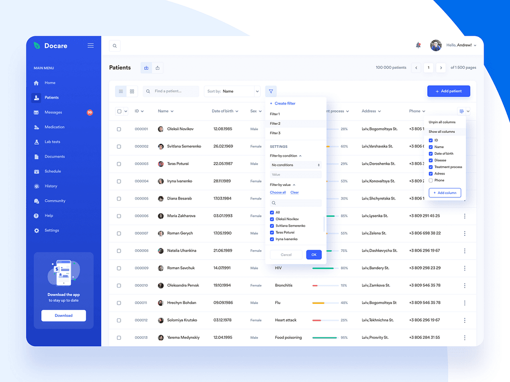 Example work of ui ux design