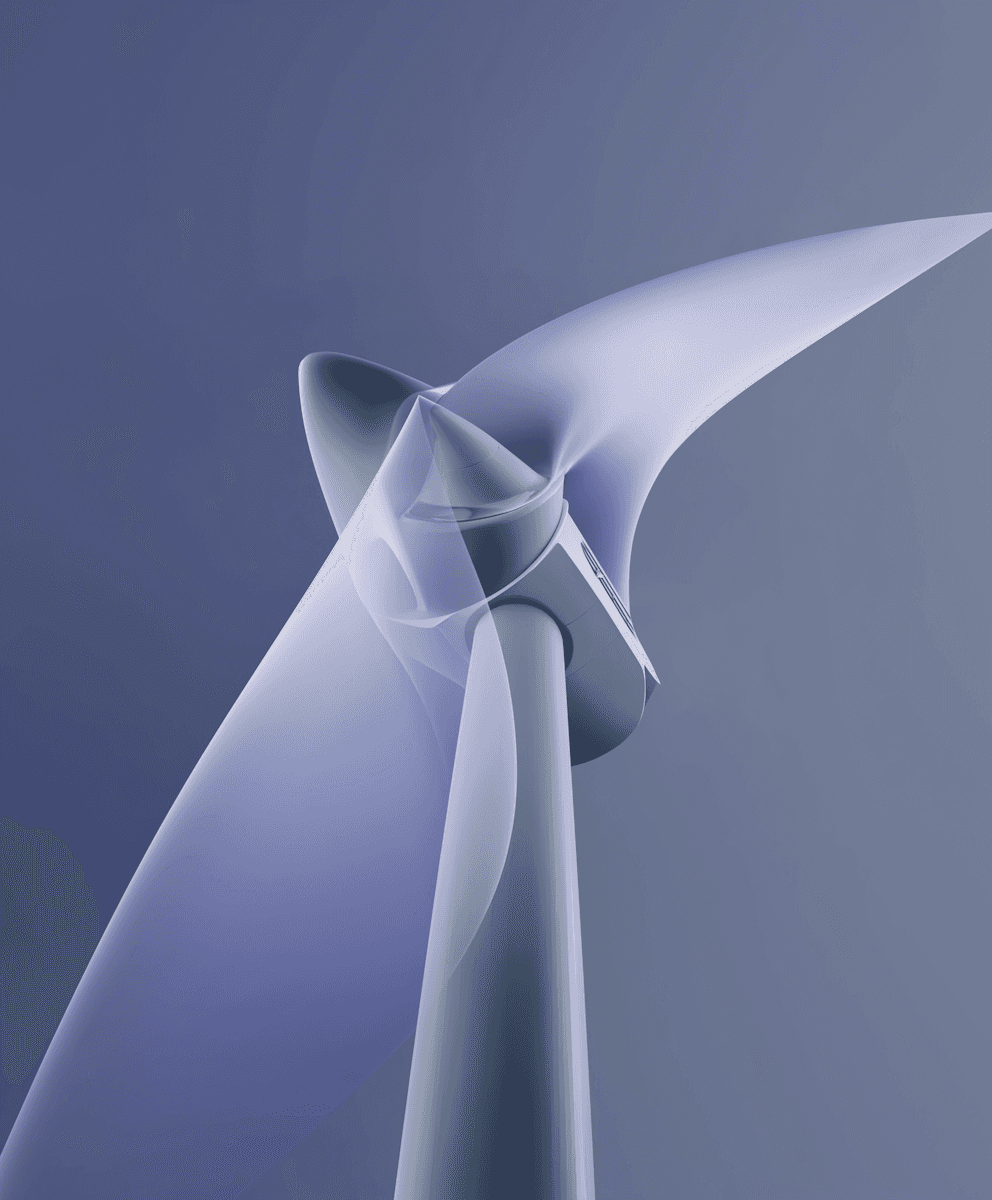 wind turbine against the sky