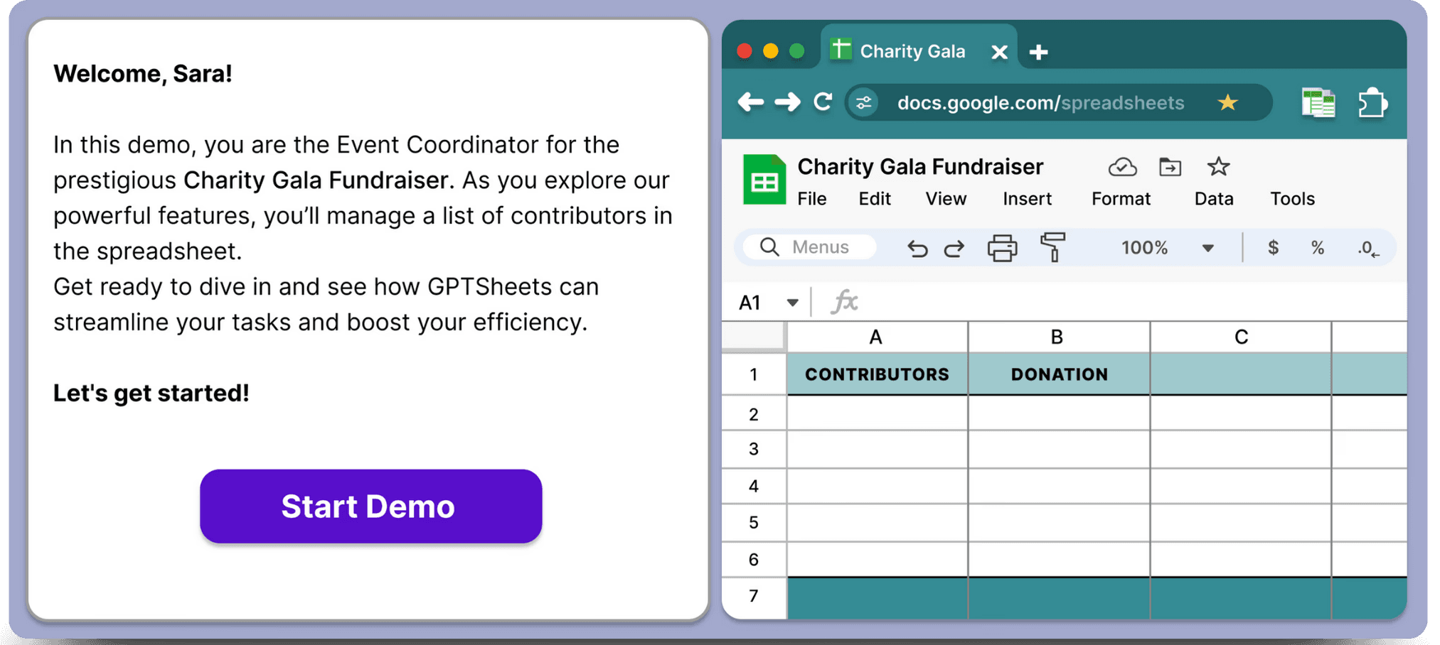 Updated overview with an interactive demo and spreadsheet UI showing features in context.