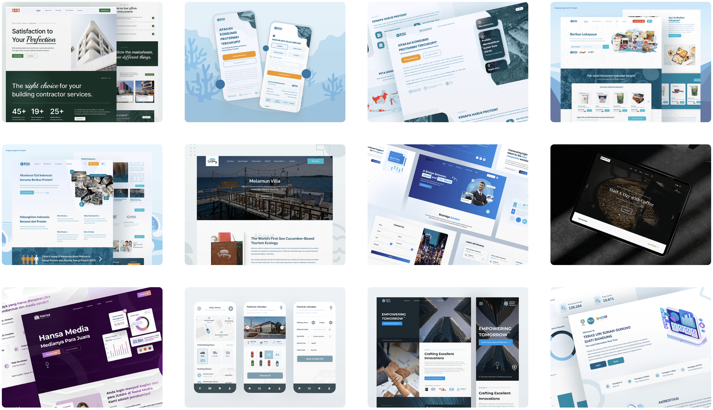 UI/UX Work Preview
