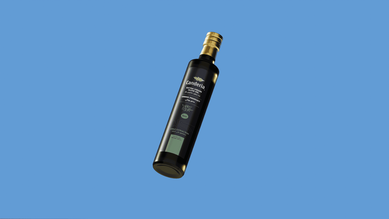 Canderia Olive Oile 3D product modeling and product design