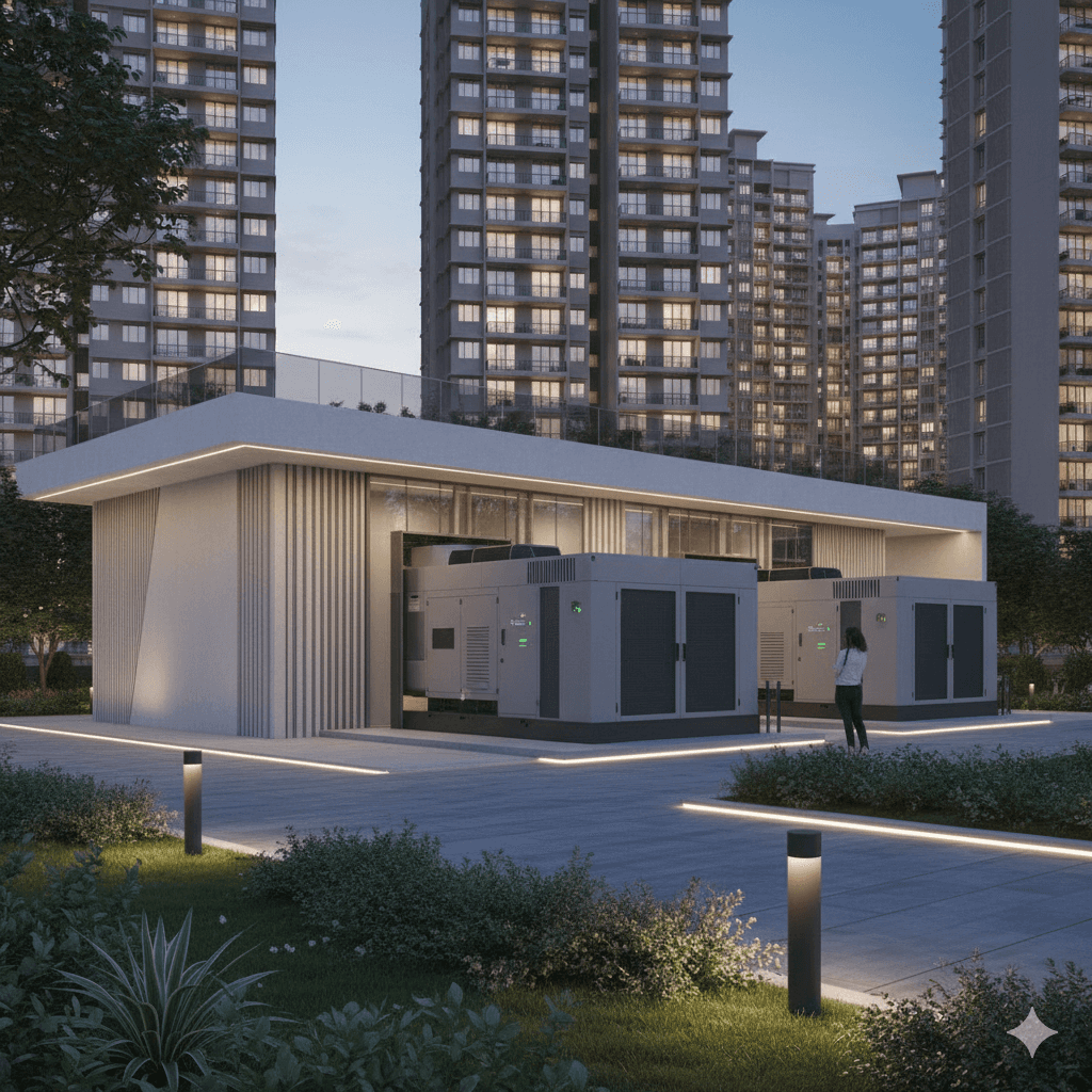 Power backup assurance system for seamless living at M3M homes, Gurgaon