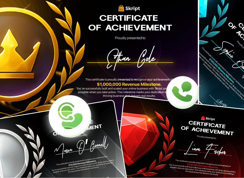 Envelope containing recommendations like “Fix churn spike” and “Action,” symbolizing actionable insights.