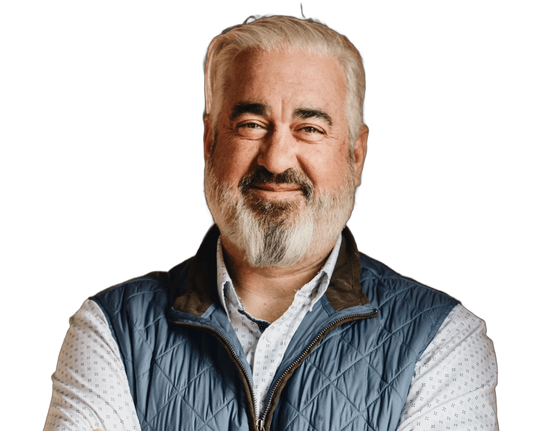 man wearing Henley top portrait