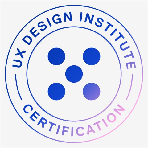 UX Design Institute certified badge