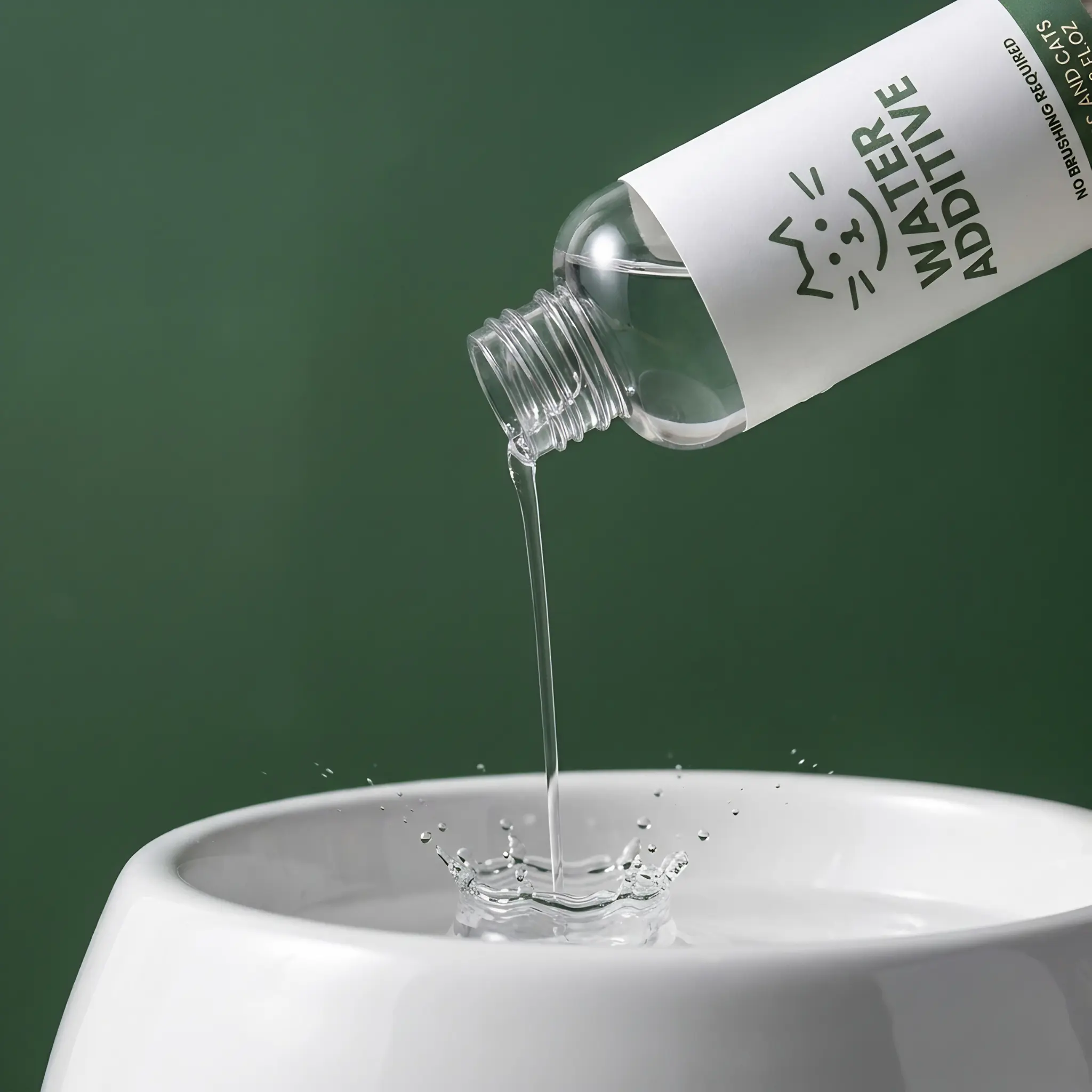 Purrherb dental water additive bottle