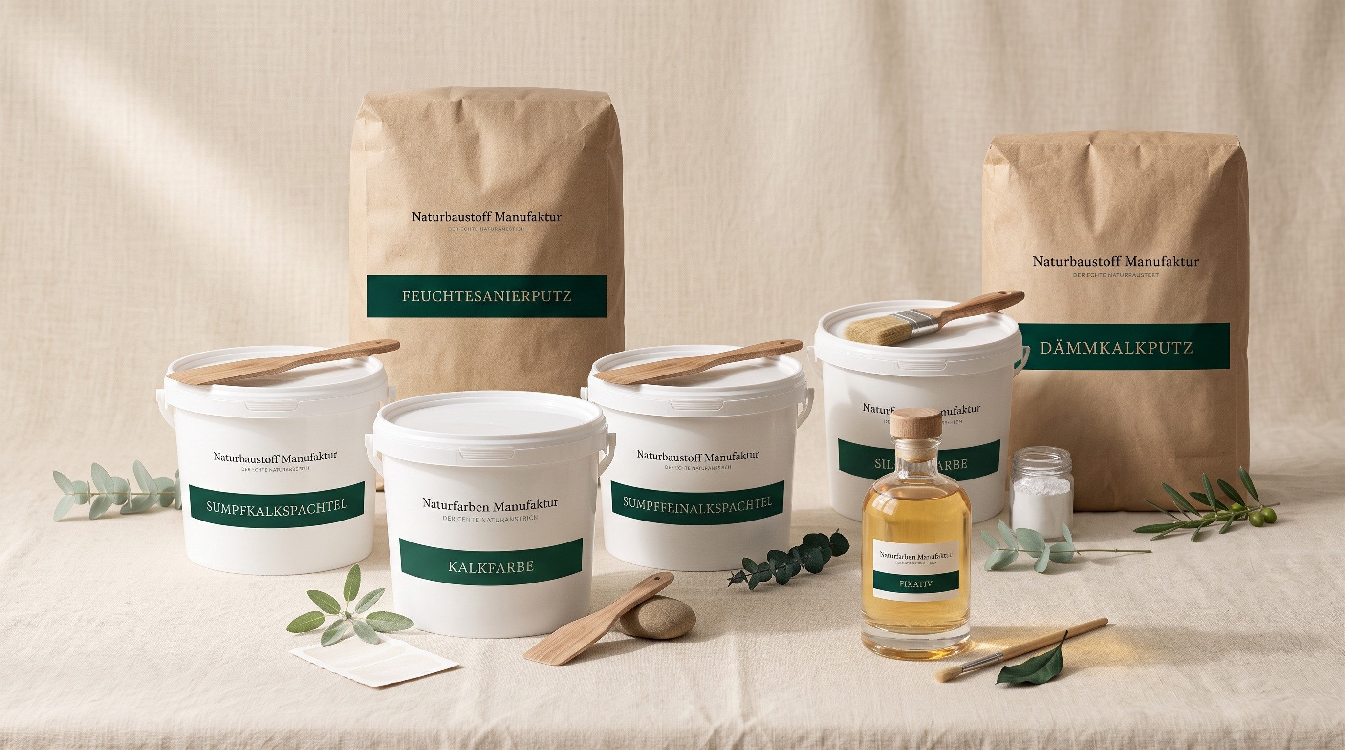 Naturbaustoffe aus eigener Manufaktur – Produktübersicht von Armin Pippel