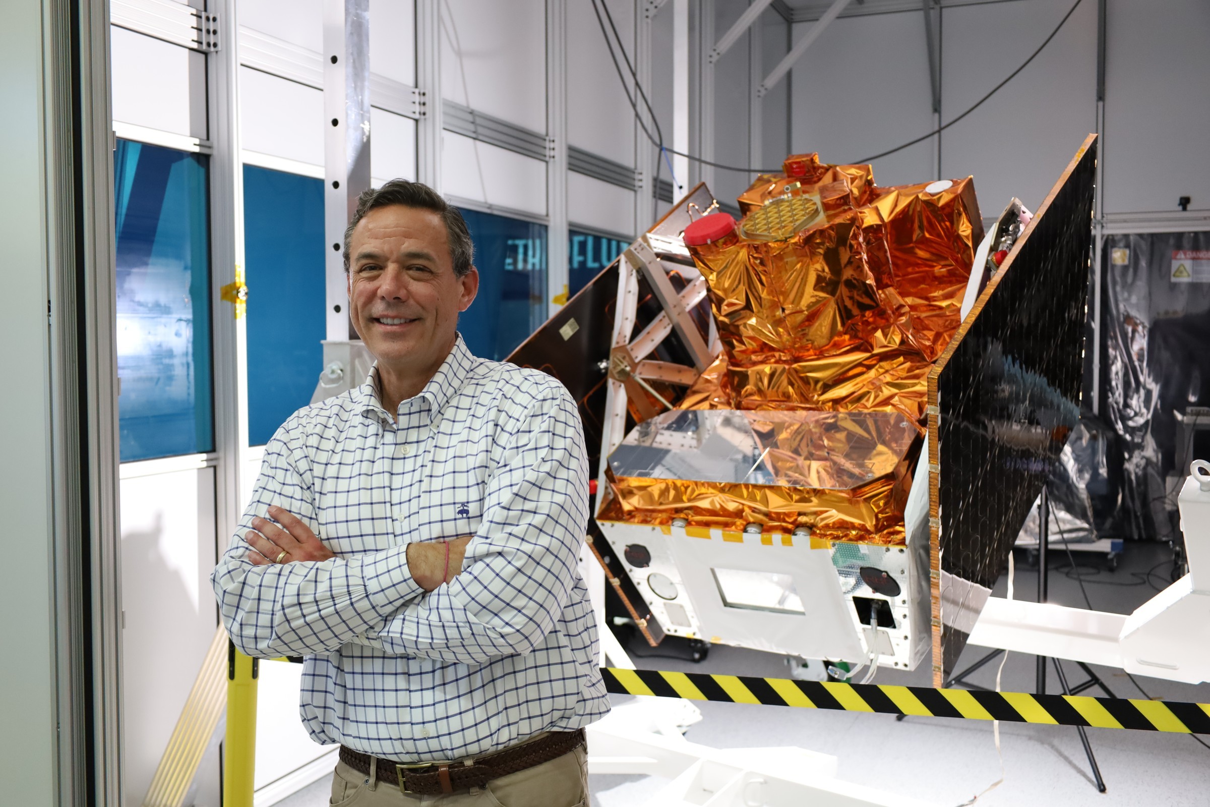 COO and CLO Joseph Yaffe with Reason-1 before launch.