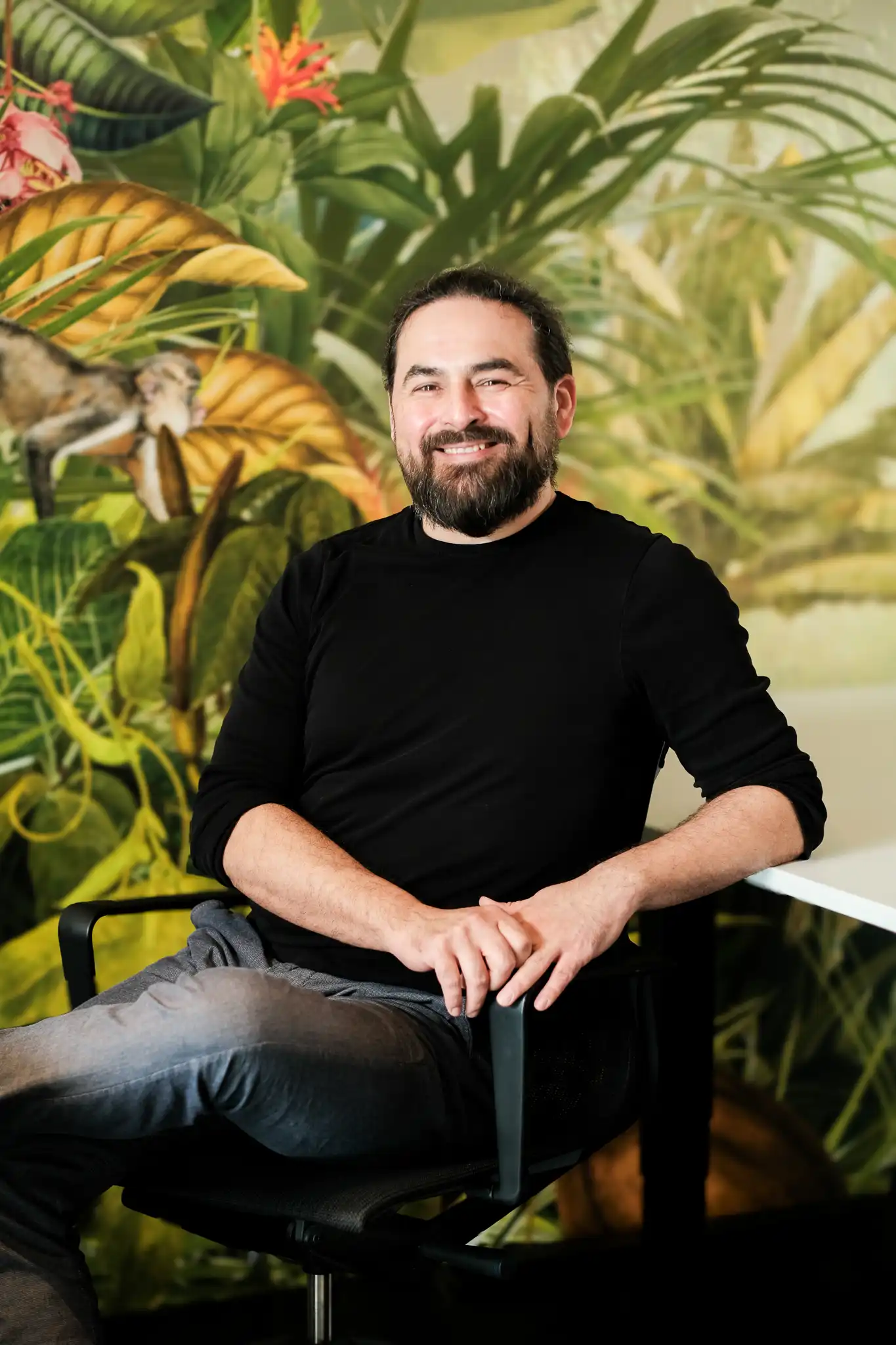 young men flying a drone