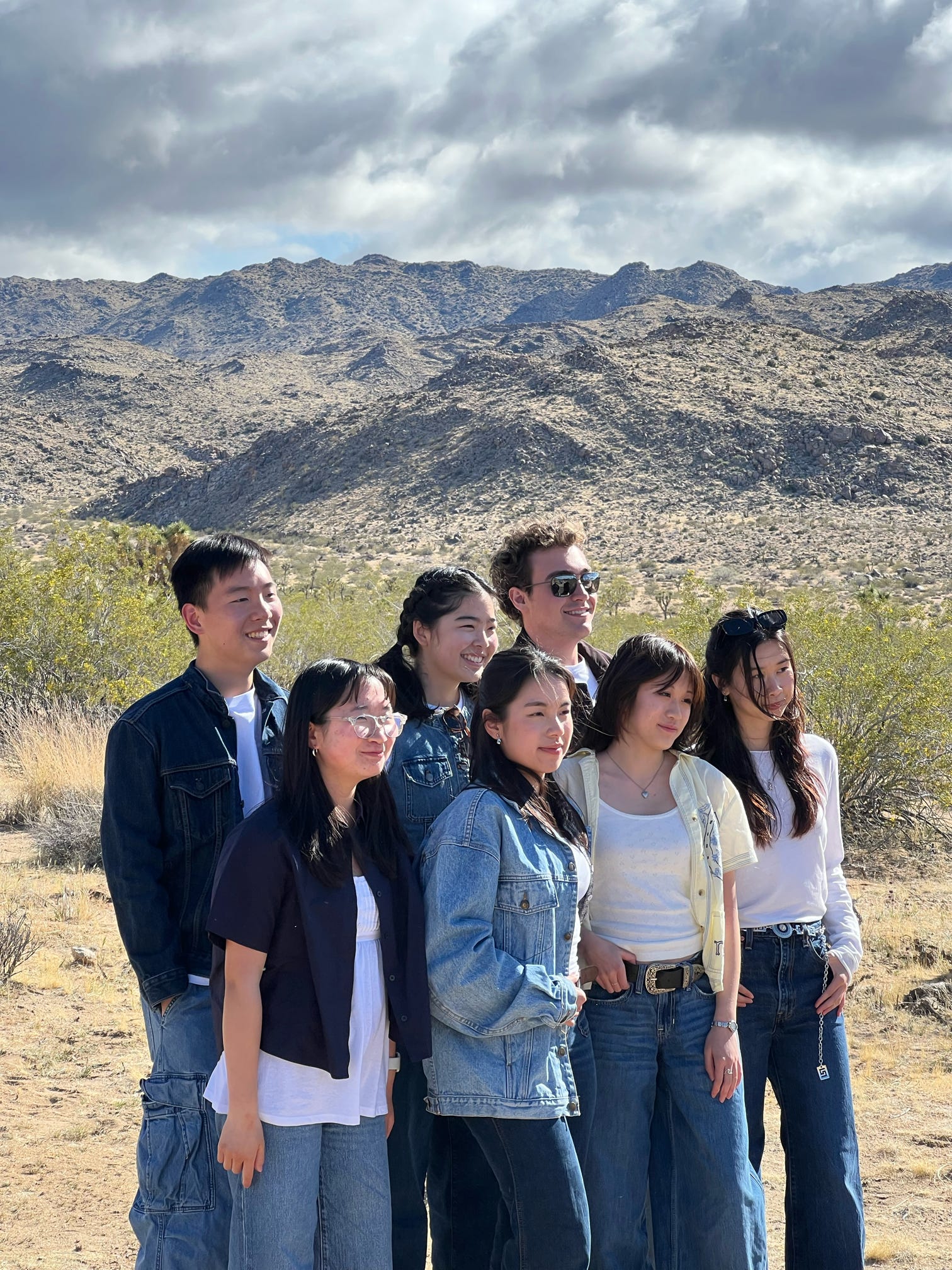 Riding a bicycle with V sign