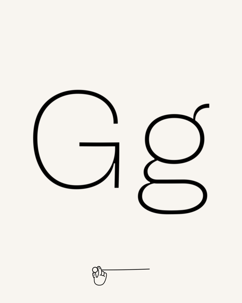 Custom Uprise typography motion graphic