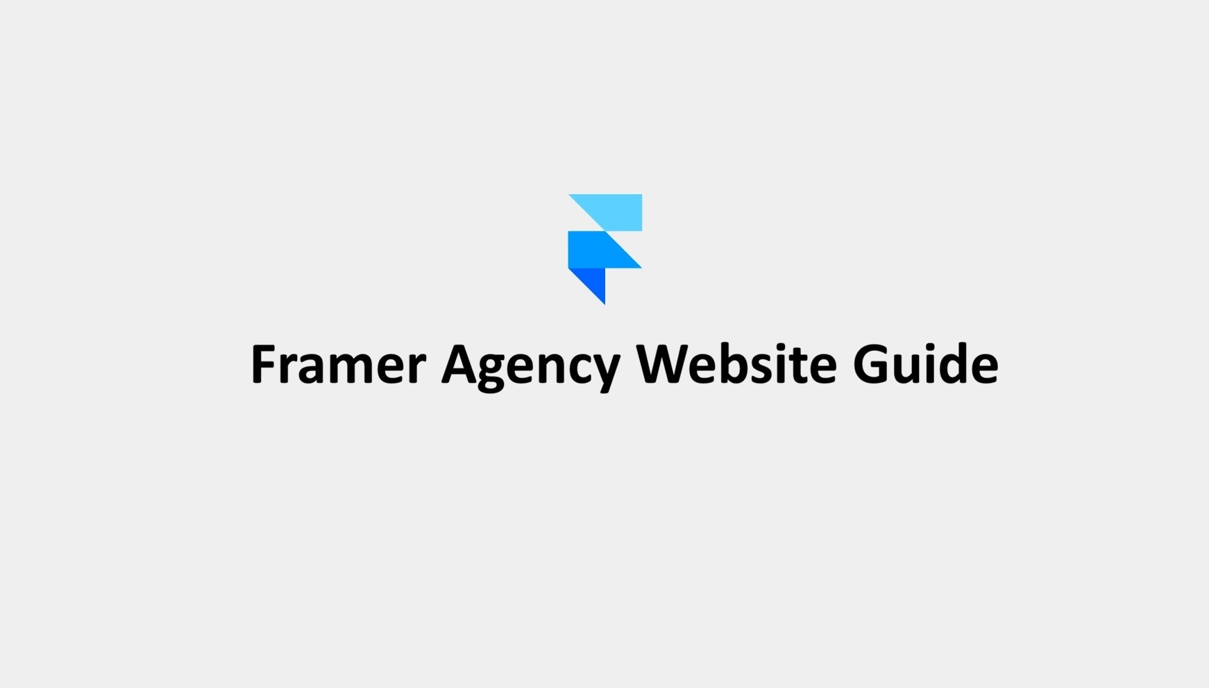 Framer Agency Website Guide