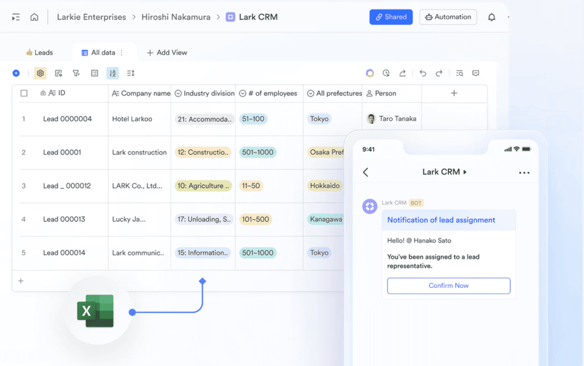 Accelerate Sales Responses & Automate Lead Distribution in Lark