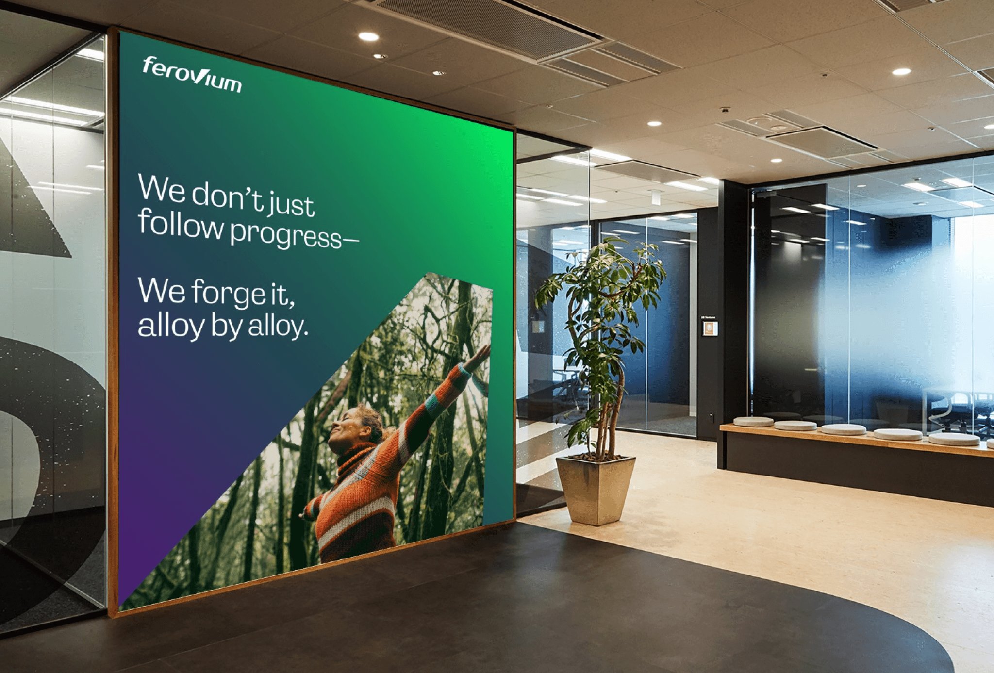 brand identity for Ferrovium
