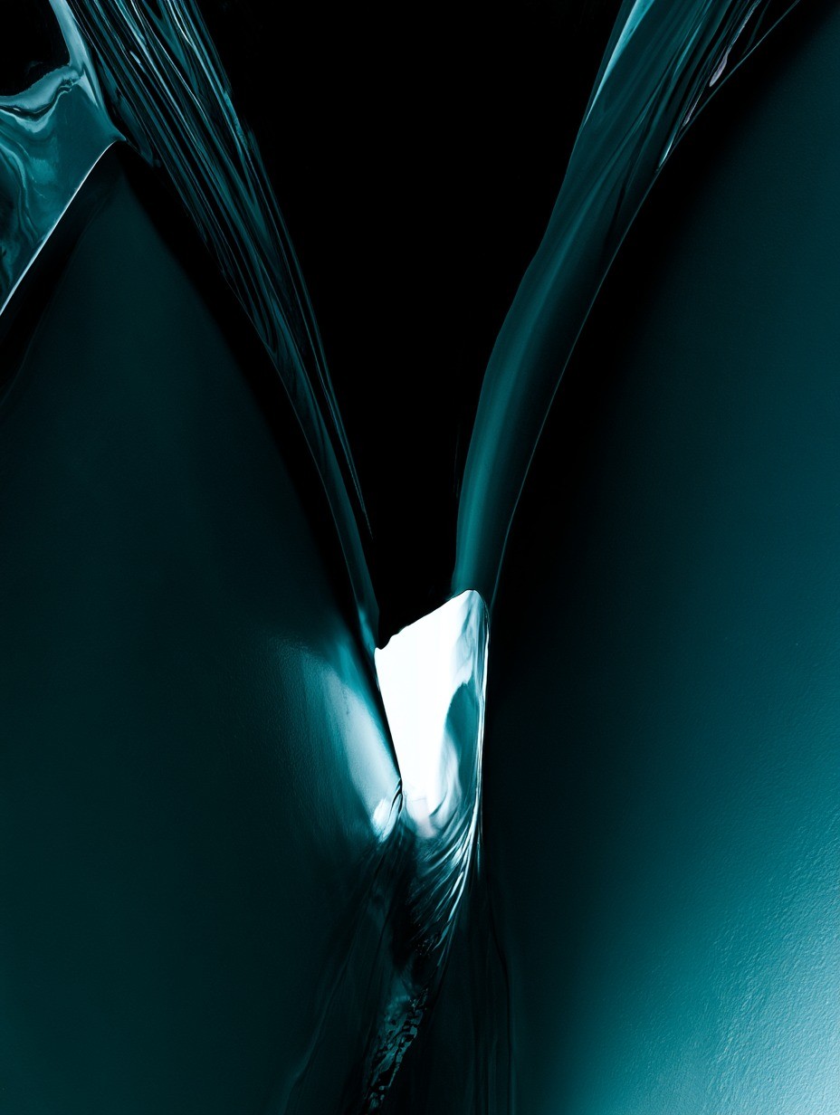 Compressed channel of light representing enquiry conversion for web design Limerick.